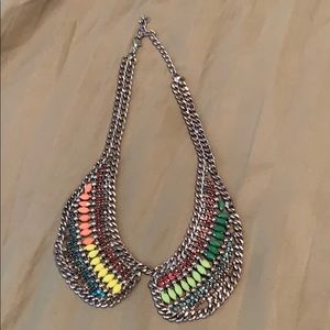 T+J Multi-Colored Jewel Necklace